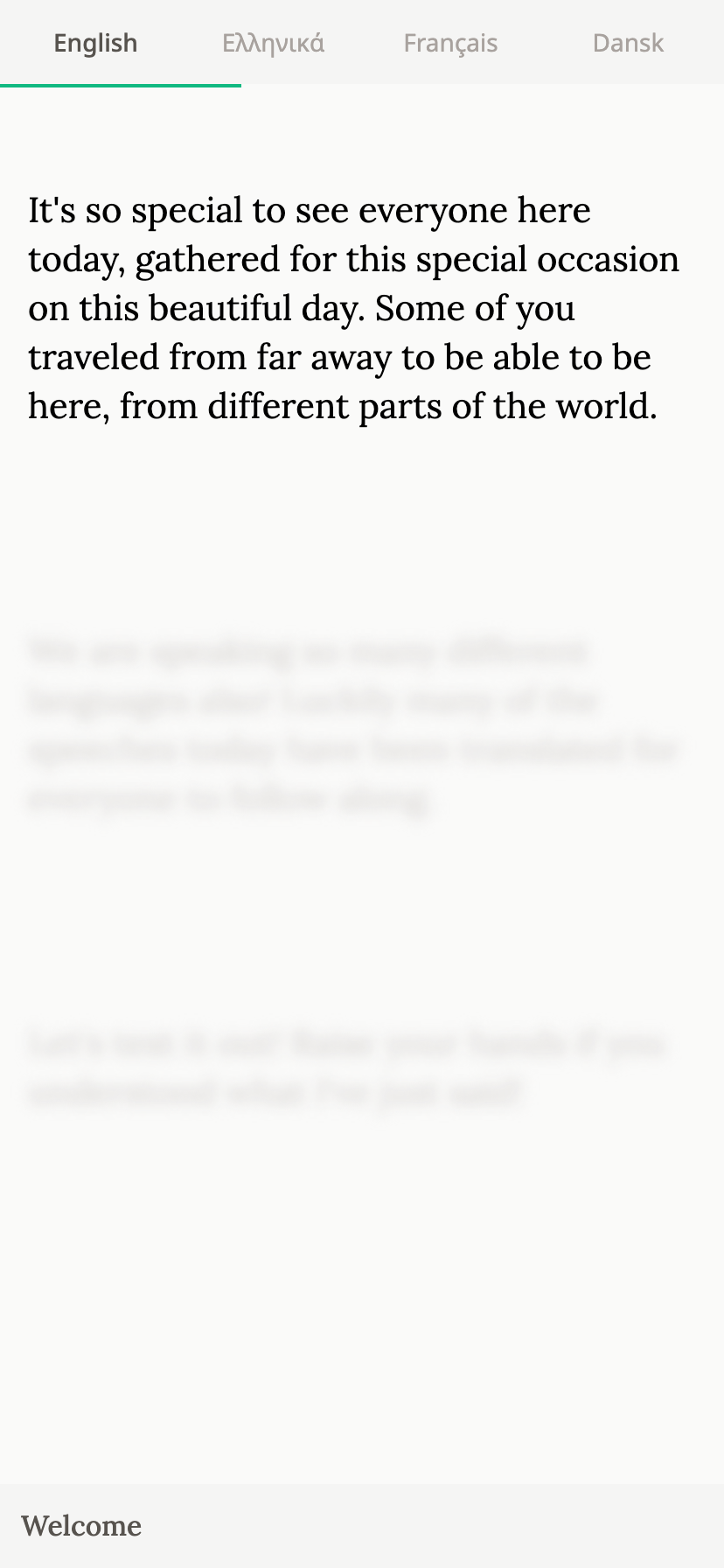 Dictu showing live-captions